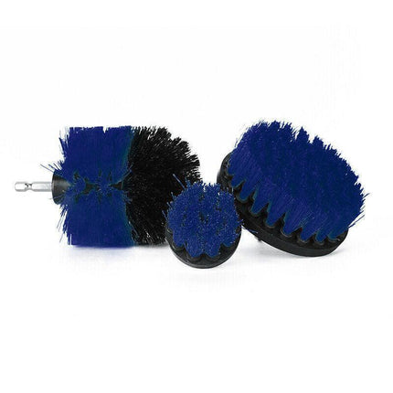3Pcs Drill Attachment Set Drill Brush Kit Bathroom Carpet Cleaning Tool Scrubber - Aimall