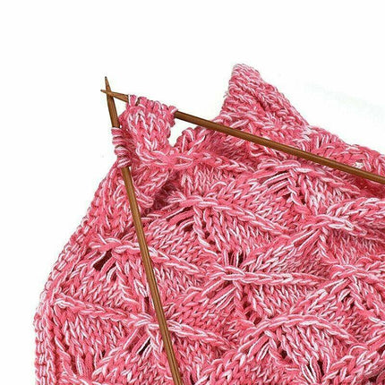 Bamboo Knitting Needles Set in Knitting Needle Case11Size 22pcs 25cm For Crochet - Aimall