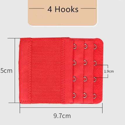 Clip On Bra Extender Extension 4 Hooks Ladies Plus Size Maternity Strap - Aimall