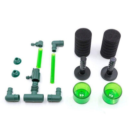 Equipment Head Fish Water Tank Sponge Foam Filter Biochemical Aquarium Double Au - Aimall