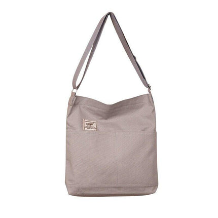 Womens Hobo Large Canvas Shoulder Bag Travel Crossbody Bag Handbag Tote Bag - Aimall