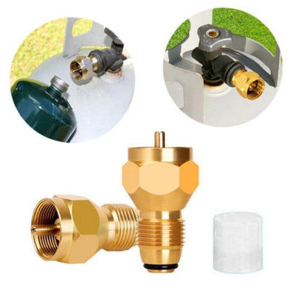 Bbq Propane Gas Adapter 1Lb Cylinder Tank Coupler Heater Bottle Tool Au - Aimall