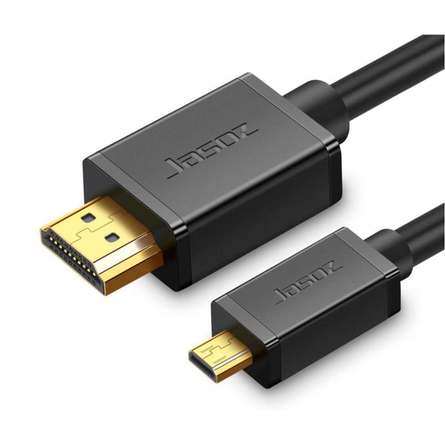 Jasoz Micro Hdmi Type D To Hdmi Male Cable Gold Plated Full Hd 1080P Digital Au - Aimall