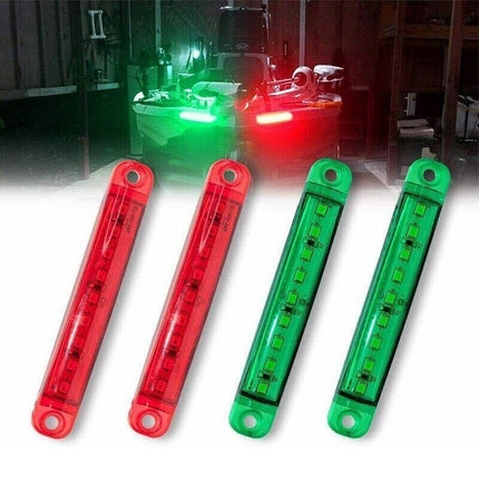 4Pcs New Boat Navigation Lights Waterproof Marine Utility Led Strip Lights Au - Aimall