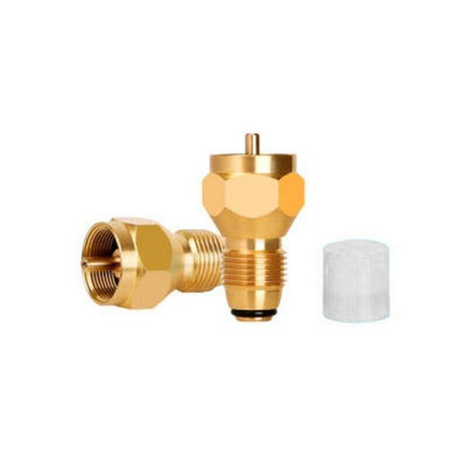 Bbq Propane Gas Adapter 1Lb Cylinder Tank Coupler Heater Bottle Tool Au - Aimall