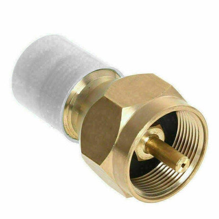 Bbq Propane Gas Adapter 1Lb Cylinder Tank Coupler Heater Bottle Tool Au - Aimall