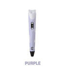 3D Printing Pen Drawing Pen Printer + LCD Screen + USB + 3 Free Filaments Gift - Aimall