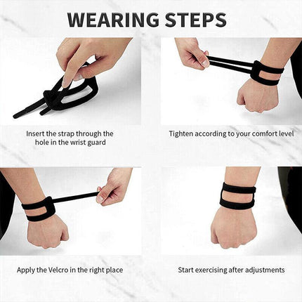 UP TO 2PCS Wrist Band Ulnar Fix Sports Yoga Tear Sprain Protection Pain Injury - Aimall