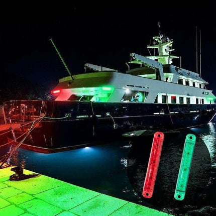 4Pcs New Boat Navigation Lights Waterproof Marine Utility Led Strip Lights Au - Aimall