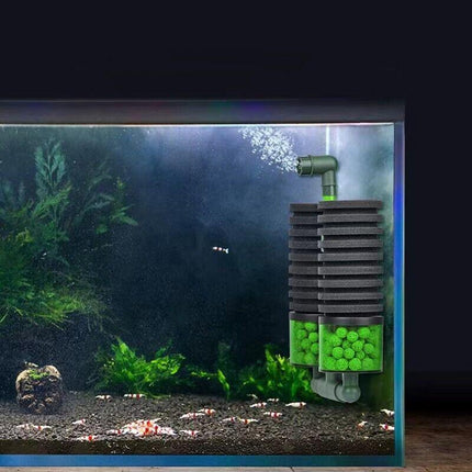 Equipment Head Fish Water Tank Sponge Foam Filter Biochemical Aquarium Double Au - Aimall
