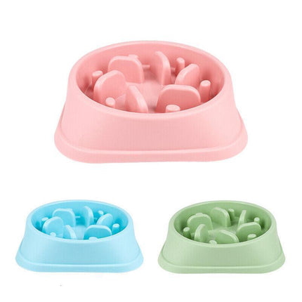 Dog-Bowl Dishes Slow-Feeder Large Pet-Eat Dogs Food-Nonslip Interactive Large - Aimall