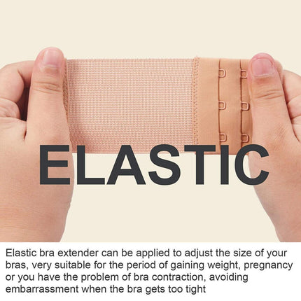 Clip On Bra Extender Extension 4 Hooks Ladies Plus Size Maternity Strap - Aimall