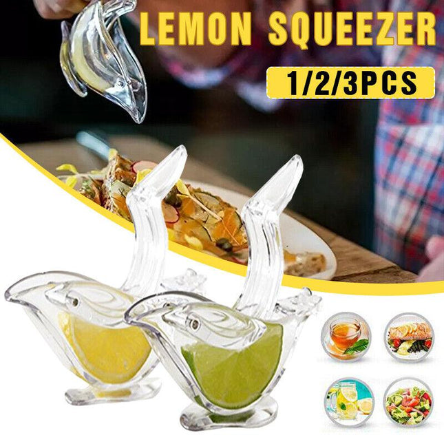 1-3Pcs Manual Lemon Squeezer Acrylic Clip Orange Fruit Hand Juicer Home Kitchen - Aimall
