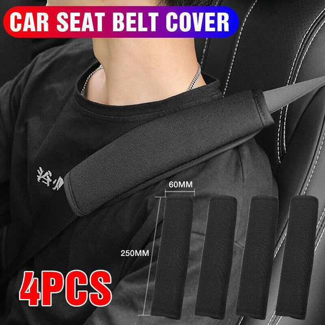 4PCS Car Seat Belt Cover Seatbelt Safety Shoulder Pad Protector Harness Fluffy - Aimall