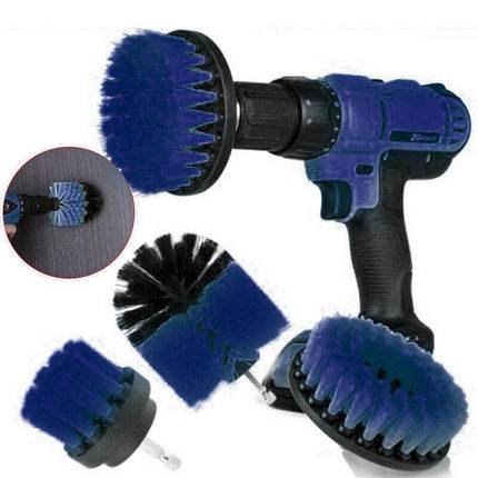 3Pcs Drill Attachment Set Drill Brush Kit Bathroom Carpet Cleaning Tool Scrubber - Aimall