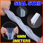 2M 6Mm Seal Strip Screen Door Bathroom Shower Water Silicone H Shape Au - Aimall