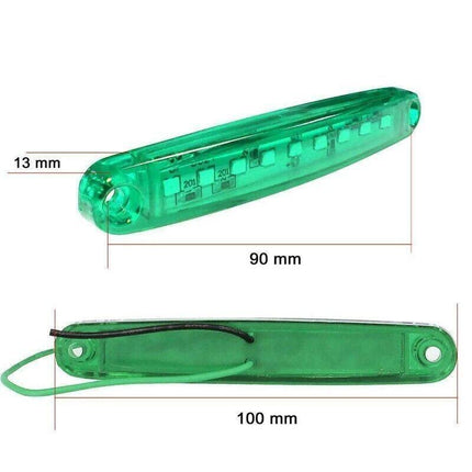 4Pcs New Boat Navigation Lights Waterproof Marine Utility Led Strip Lights Au - Aimall