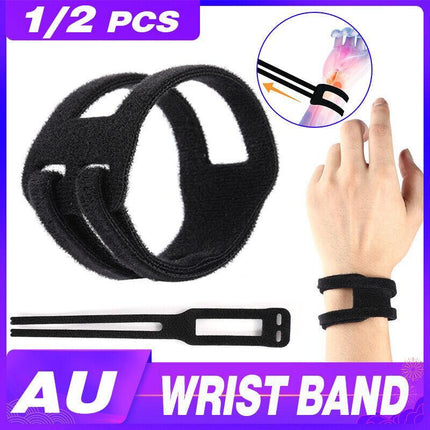 UP TO 2PCS Wrist Band Ulnar Fix Sports Yoga Tear Sprain Protection Pain Injury - Aimall