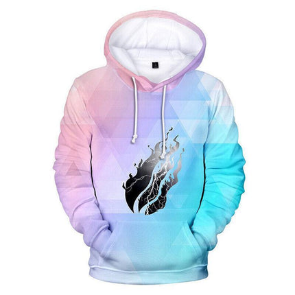150CM Kids Boys Prestonplayz Flame Hoodie Sweatshirt Jumper Tops Gift 5-10 yrs - Aimall
