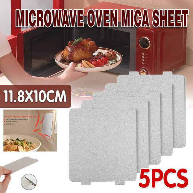 5PCS Universal Microwave Oven Mica Sheet Waveguide Wave Guide Cover Sheet Plates - Aimall