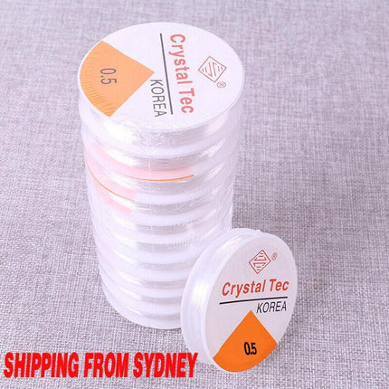 Super Strong Stretch Elastic Cord String Bead Beading Jewelry Bracelet 12M/Roll - Aimall
