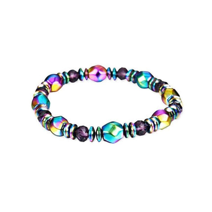 Magnetic Healing Therapy Arthritis Bracelet Hematite Weight Loss Pain Relief - Aimall