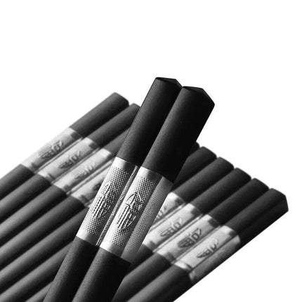 10Pairs Premium Quality Reusable Chopsticks Dishwasher Safe Fiberglass Chopstick - Aimall