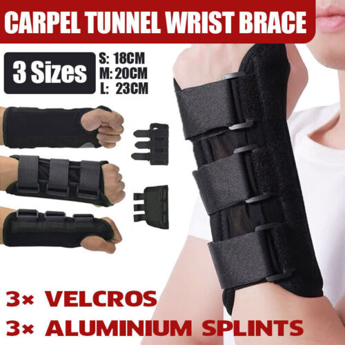 S Size Wrist Splint Brace Protection Support Strap Carpel Tunnel CTS RSI Pain Relief