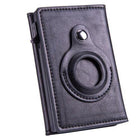 For Airtag Wallet PU Leather Credit Card Money Holder AirTag Case Air Tag Cover - Aimall