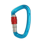25KN Screwgate Locking Rock Climbing Carabiner Clip Aluminum D Ring Hook Buckle - Aimall