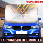 Foldable Car Windshield Sunshade Front Window Cover Visor Sun Shade Umbrella - S - Aimall