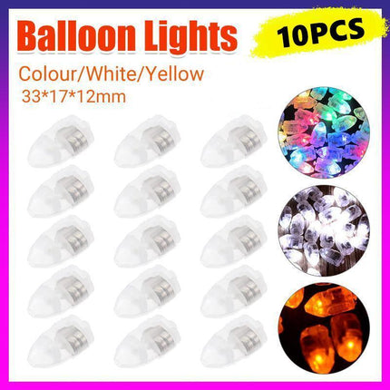 10PCS LED Balloon Lamp Lights Lantern Light Balloons Glow Christmas Party