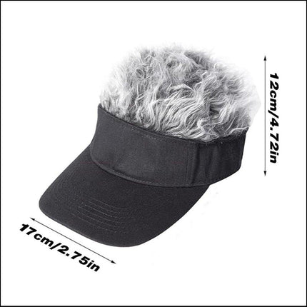 Trendy Hip Hop Wig Cap Stylish Duck Bill Cap for Hipster Fashion Accessories