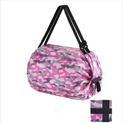 Large Foldable Reusable Shopping Bag Portable Travel Shoulder Grocery Tote Bag