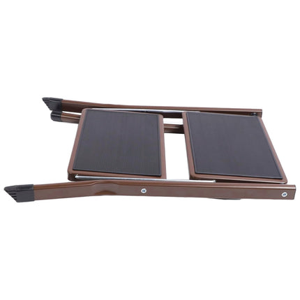 Home Multi Function Foldable Metal Step Stool Footstool Space Saving Durable