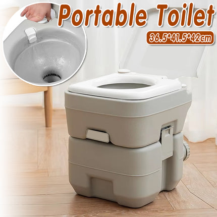 20L Portable Toilet Seat Outdoor Mobile Camping Travel Toilet Compact Easy Clean