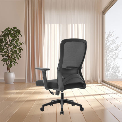 Ergonomic Mesh Adjustable Swivel Computer Desk Task Office Chair in Black