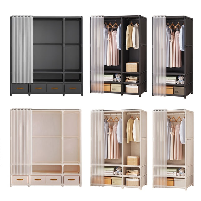 Multi-Function Clothes Storage Rack for Home Bedroom Space Saving Durable