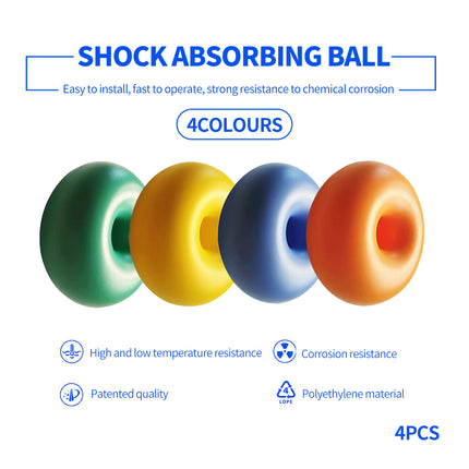 4pcs Wooden Box Shock-Absorbing Balls For Pallet Protection And Cushioning Pads