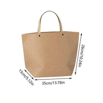10 PCS Boat Shaped Paper Tote Bag Gift Shopping Bag for Clothing Recyclable