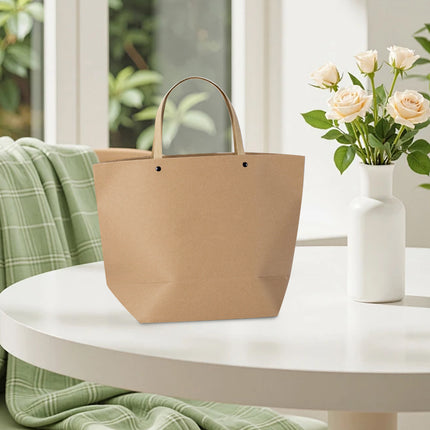 10 PCS Boat Shaped Paper Tote Bag Gift Shopping Bag for Clothing Recyclable