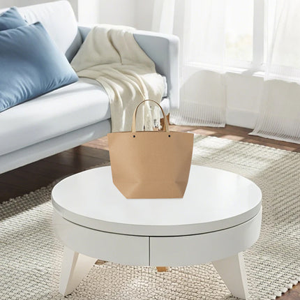 10 PCS Boat Shaped Paper Tote Bag Gift Shopping Bag for Clothing Recyclable