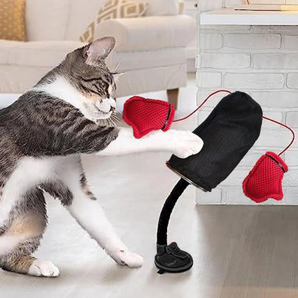 Tease Cat Toys Multi-Functional Cat Boxing Game Interactive Fun Toy for Cats