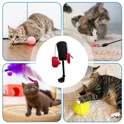 Tease Cat Toys Multi-Functional Cat Boxing Game Interactive Fun Toy for Cats