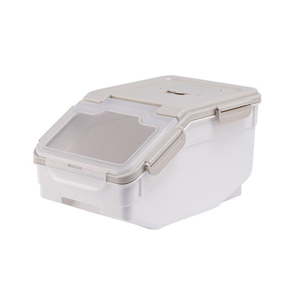 Large Capacity Cat Food Storage Bin Airtight Moisture Proof For Indoor Pet Use