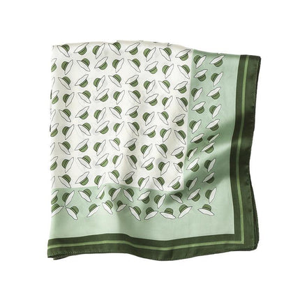 Square Silk Feel Satin Scarf Small Vintage Head Neck Hair Tie Band Women Elegant - Aimall
