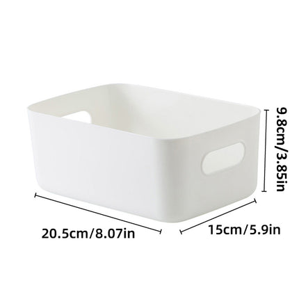 10pcs Plastic Storage Baskets for Bathroom Kitchen Desktop Miscellaneous Items