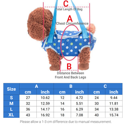 Pet Portable Travel Backpack Dog Four-Legged Carrier Crossbody Bag Durable