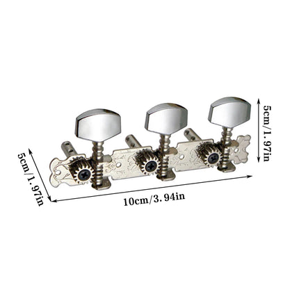 2pcs Metal Classic Guitar String Tuning Pegs Machine Heads Tuners Keys Parts