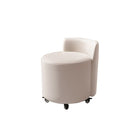 Universal Wheel Low Chair Backrest Light Soft Bag Sofa Shoe Changing Stool